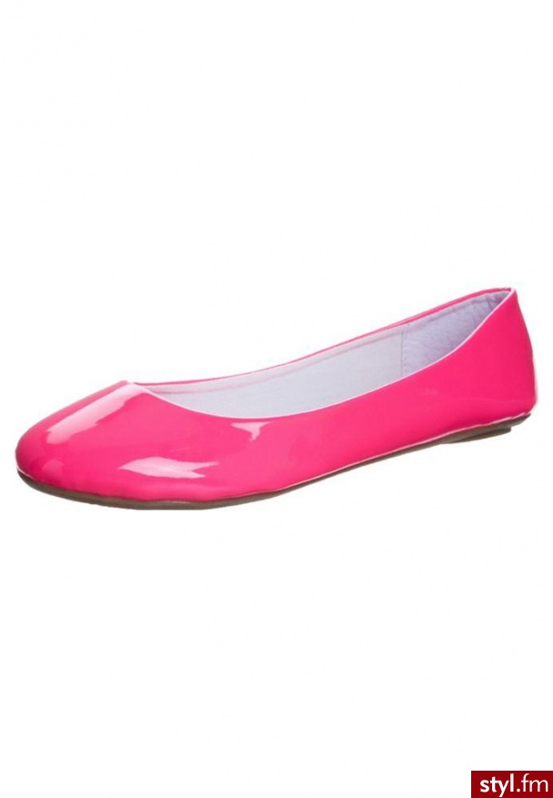 Even&Odd Baleriny różowy - Balerinki Buty Moda