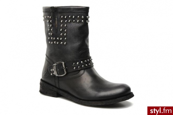Felmini Półbuty i botki Fomor by (Czarny) - Botki Buty Moda