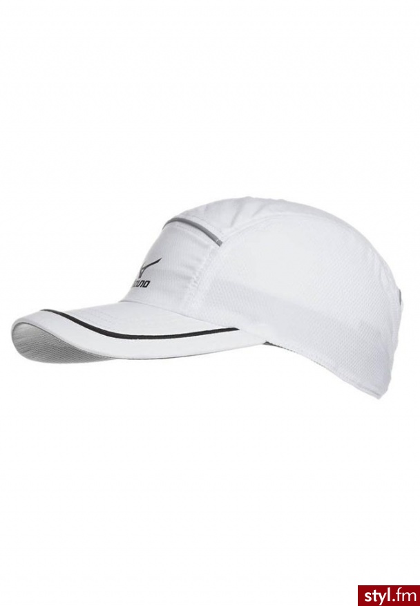 Mizuno Czapka z daszkiem biały - Nakrycia głowy Dodatki Moda