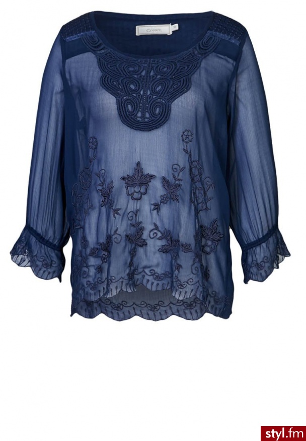 Cream THERESE Tunika niebieski (631608) - Tuniki Ciuchy Moda