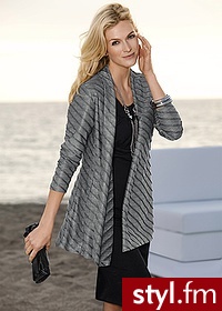 Bonprix Wdzianko srebrny 959868_22621 - Marynarki i żakiety Okrycia Moda