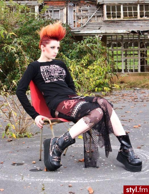 Punk Rock Alternatywne Średnie Fryzury