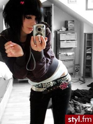 EMO Alternatywne Średnie Fryzury
