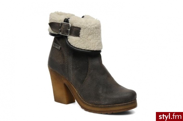 Le temps des cerises PÓŁBUTY I BOTKI CHELSEA BY 64236Dark Grey - Botki Buty Moda