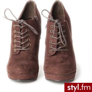 autumn belle brown booties - Polyvore. Pobrano ze strony: http://www.polyvore.com/autumn_belle_brown_booties/thing?id=23384110 - Pozostałe Buty Moda