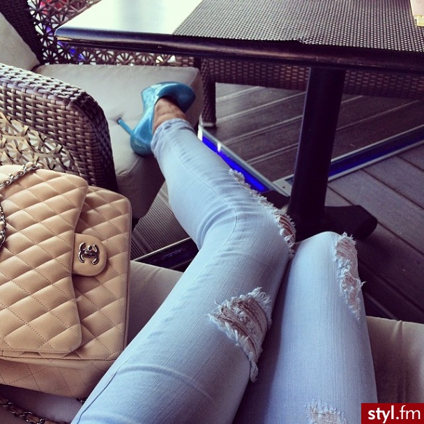 Jeansy Spodnie Moda
