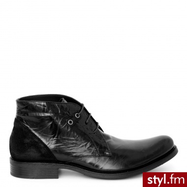 Venezia BOTKI MĘSKIE 8011 NIA NERO - Botki Buty Moda