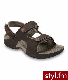 The North Face Sandały męskie EL RIO II brązowo-pomarańczowe roz. 12 - Sandały Buty Moda