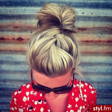 Blond Kok Proste Na co dzień Długie Fryzury