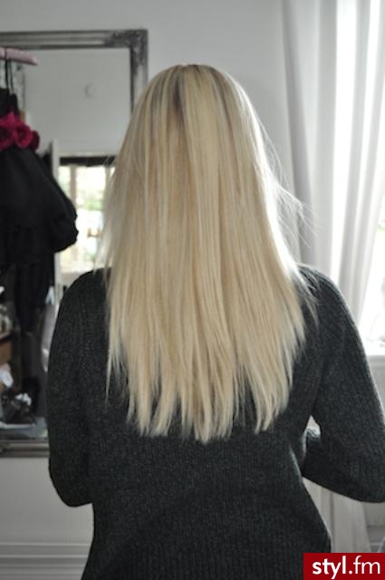Blond Rozpuszczone Proste Na co dzień Długie Fryzury
