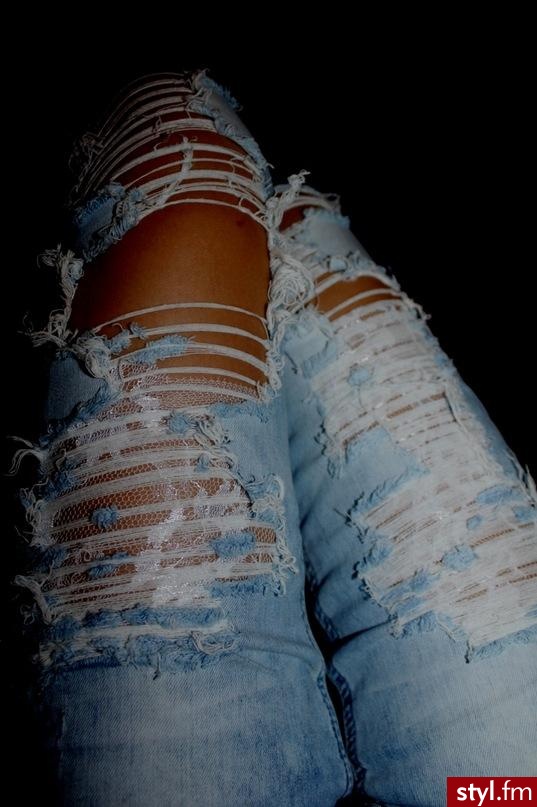 Jeansy Spodnie Moda