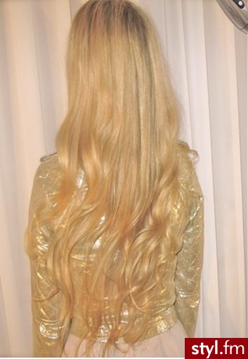 Blond Rozpuszczone Kręcone Na co dzień Długie Fryzury