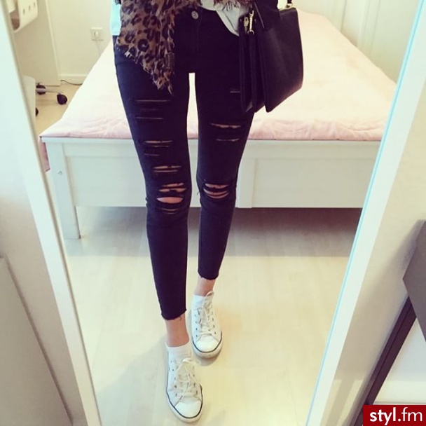 Jeansy Spodnie Moda