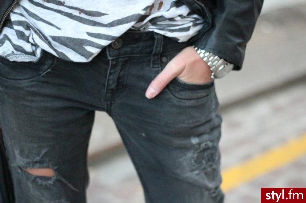 Jeansy Spodnie Moda