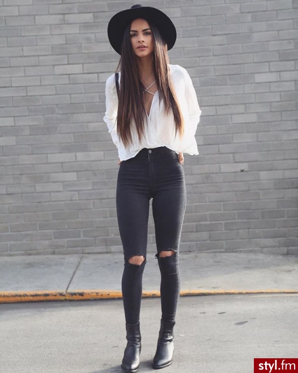 Jeansy Spodnie Moda