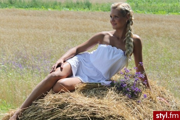 Blond Warkocze Proste Na co dzień Długie Fryzury