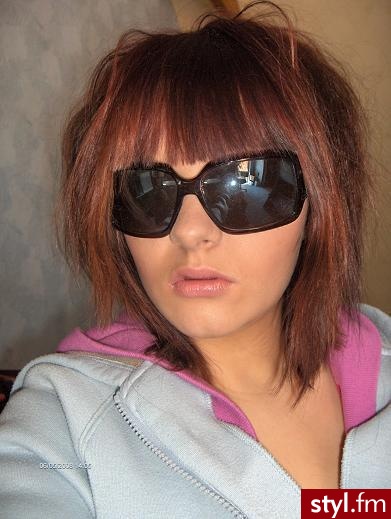 EMO Alternatywne Średnie Fryzury