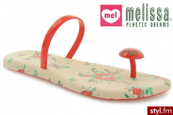 Mel by Melissa shoes MEL BY MELISSA PEPPER RED - Klapki Buty Moda