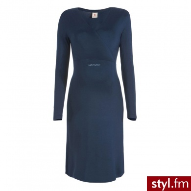 BELLYBUTTON Koszula nocna dla kobiet w ciąży LISBET dark blue niebieski - Pozostałe Bielizna Moda