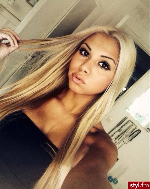 Blond Rozpuszczone Proste Na co dzień Długie Fryzury