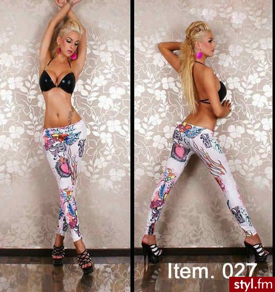 Leginsy Spodnie Moda
