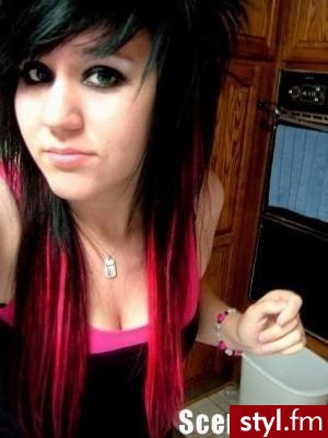 EMO Alternatywne Średnie Fryzury