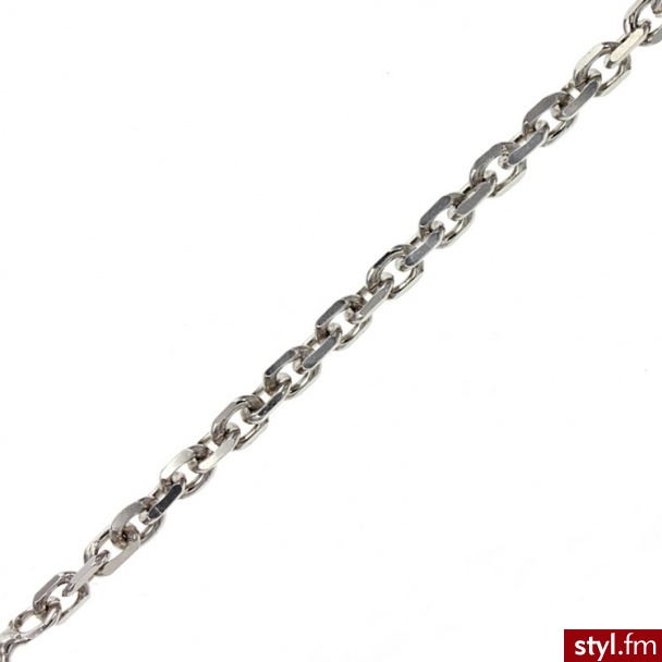 Srebrny Łańcuszek Ankier 60 cm; ? 2 mm CDI-ŁAŃ-0027 - Łańcuszki Biżuteria Moda