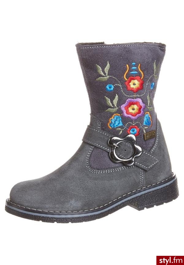 STUPS Kozaki szary TK2406D3I - Kozaki Buty Moda