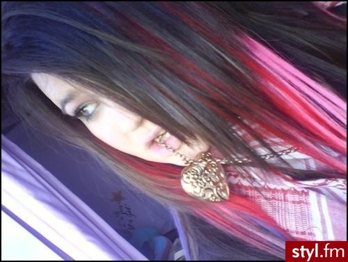 EMO Alternatywne Średnie Fryzury