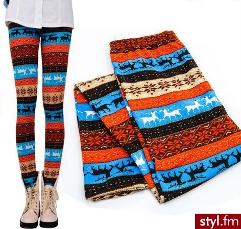 Leginsy Spodnie Moda