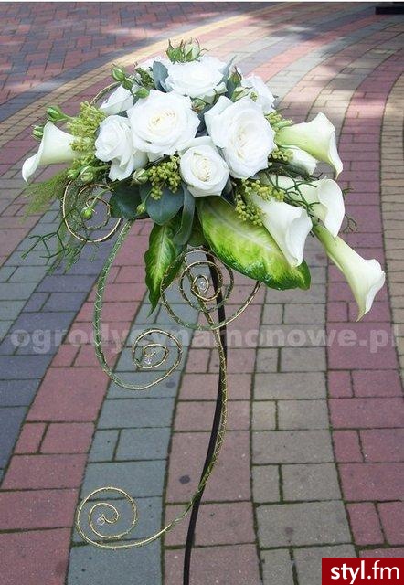 Bukiety ślubne Ślub Moda