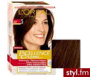 loreal excellence 5 - jasny braz :) - Misz-masz