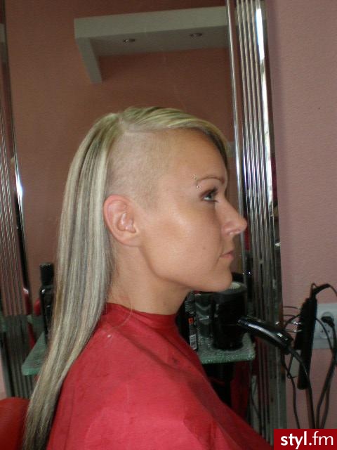 Średnie Fryzury