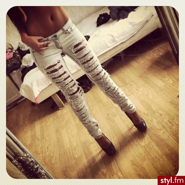 Jeansy Spodnie Moda