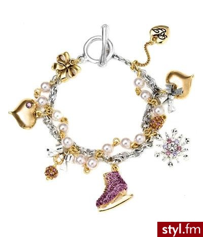 Bransoletka z zimowej kolekcji Betsey Johnson. Cena: $50 - Pozostałe Dodatki Moda
