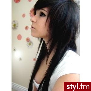 EMO Alternatywne Średnie Fryzury