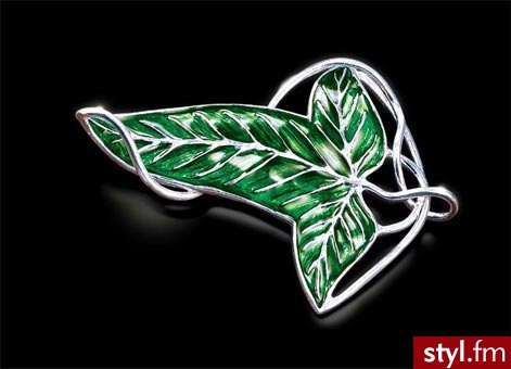 The Noble Collection LOTR Broszka Elfów Posrebrzana (NN9831) - Broszki Biżuteria Moda