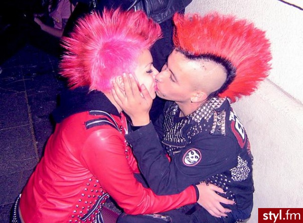 Punk Rock Alternatywne Średnie Fryzury