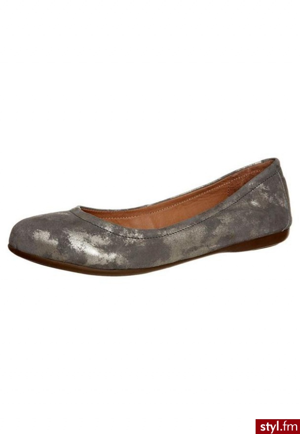 Zign Baleriny szary - Balerinki Buty Moda