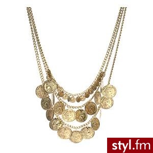 Multi Layer Chain And Coin Necklace at ASOS - Polyvore. Pobrano ze strony: http://www.polyvore.com/multi_layer_chain_coin_necklace/thing?id=4389925 - Pozostałe Dodatki Moda