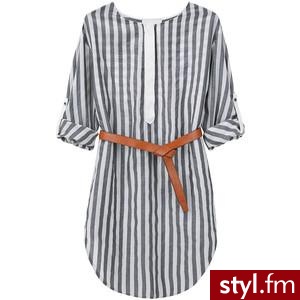 3.1 Phillip Lim / Rolled Sleeve Henley Tunic - Polyvore. Pobrano ze strony: http://www.polyvore.com/phillip_lim_rolled_sleeve_henley/thing?id=32716683 - Misz-masz
