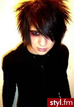 EMO Alternatywne Średnie Fryzury