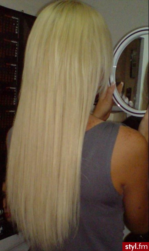 Blond Rozpuszczone Proste Na co dzień Długie Fryzury