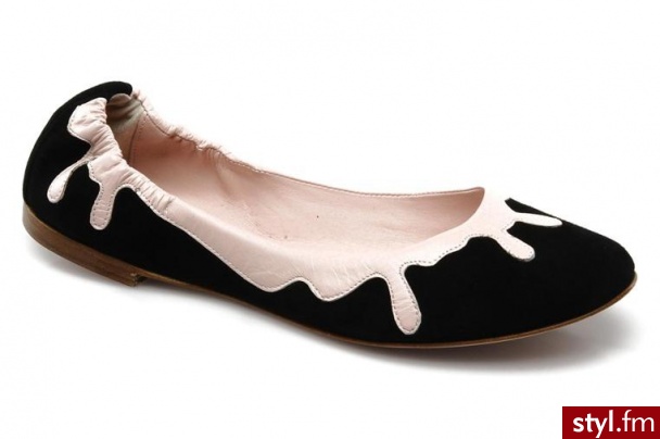 Minna Parikka BALERINKI DRIP BY MINNA PARIKKA (Czarny) - Balerinki Buty Moda