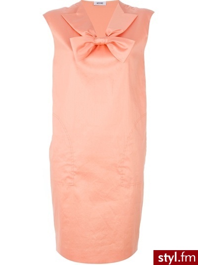 MOSCHINO Bow tie dress - Pozostałe Sukienki Moda