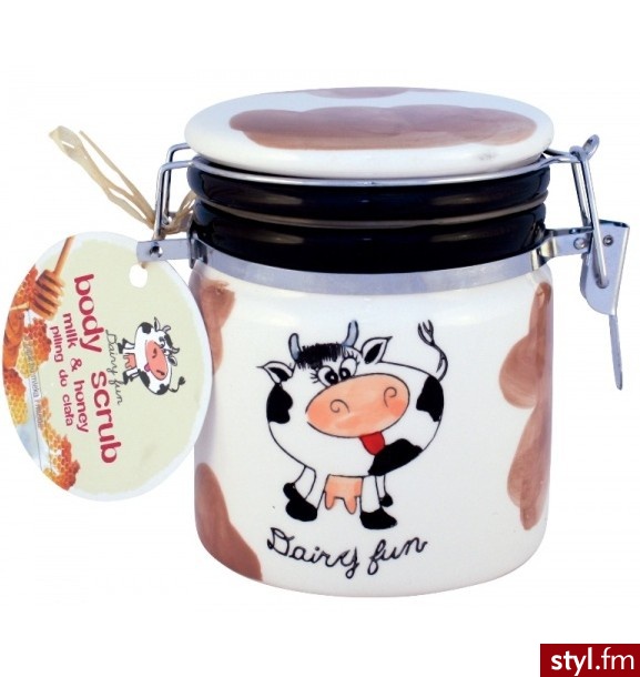 DAIRY FUN Milky Body Scrub Milk & Honney Peeling do ciała mleko i Miód 300 g - Body Bielizna Moda