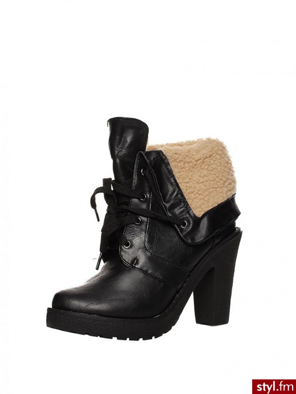 Heppin Botki J103 Black - Botki Buty Moda