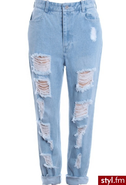 Jeansy Spodnie Moda