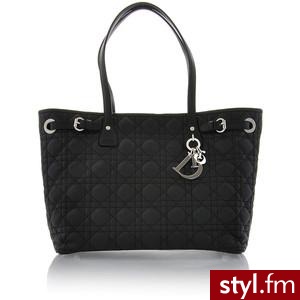 PANAREA Small Black Tote - Dior - Polyvore. Pobrano ze strony: http://www.polyvore.com/panarea_small_black_tote/thing?id=24575843 - Pozostałe Torebki Moda