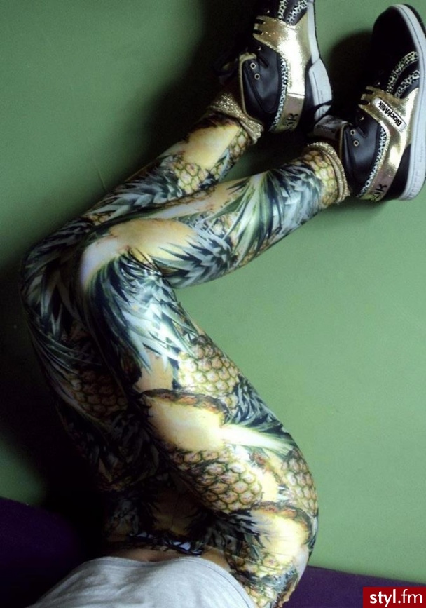 Leginsy Spodnie Moda